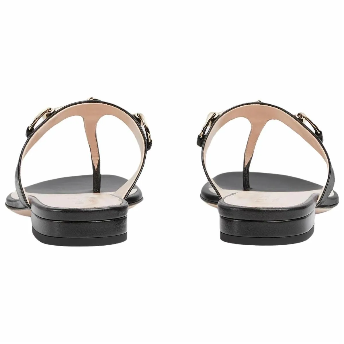 Женские шлёпанцы Gucci Black