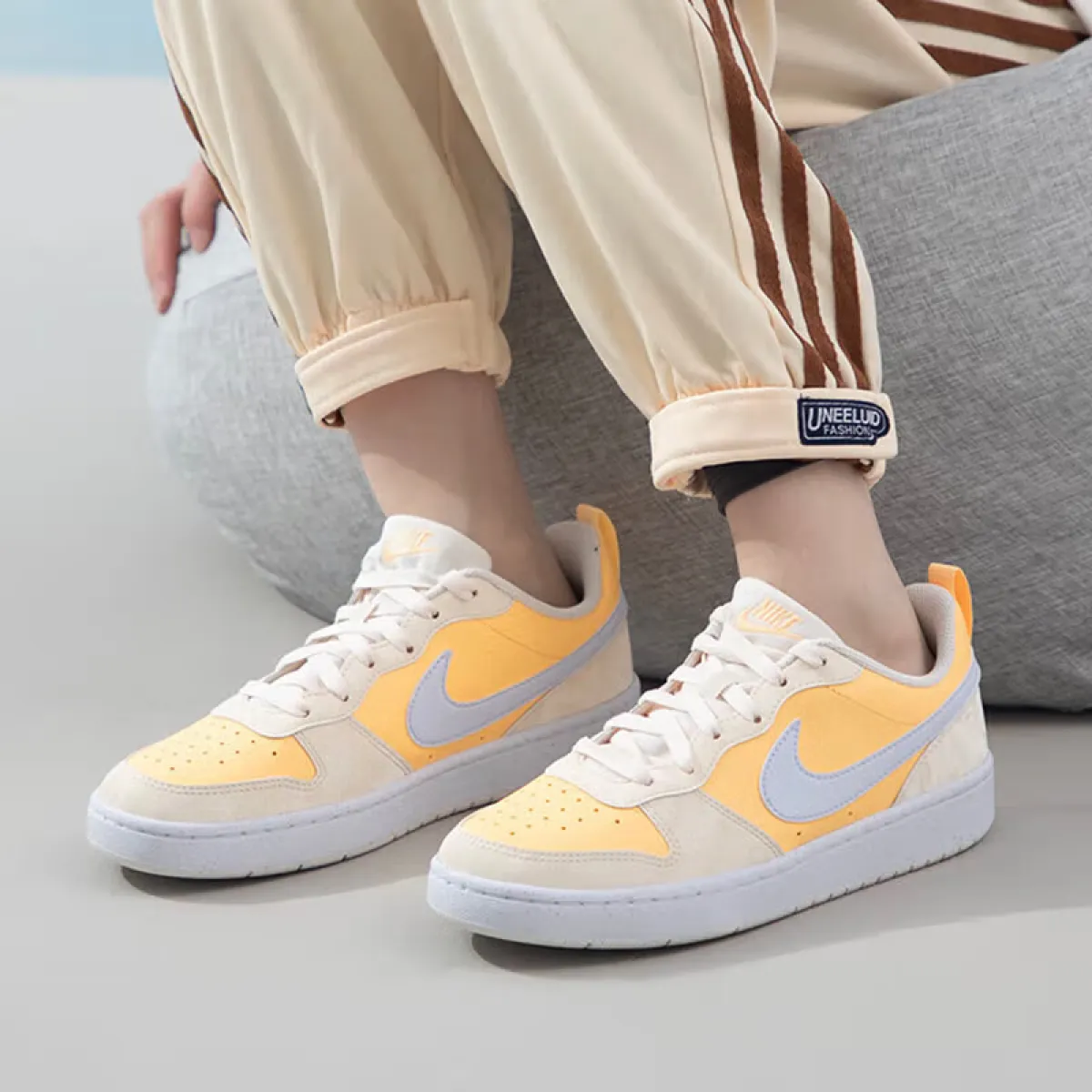 Подростковые кроссовки Nike Court Borough Low Recraft Low "Pale Ivory Melon Tint" GS