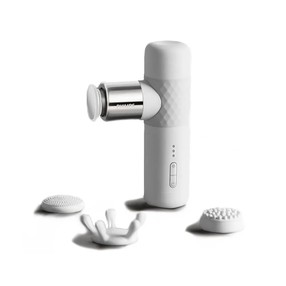 Перкуссионный массажер Philips PPM3302G White