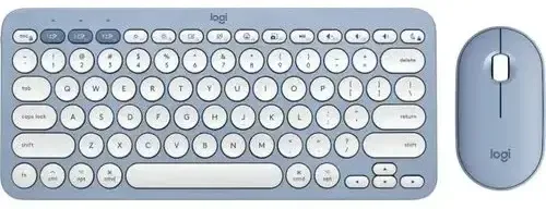 Клавиатура и мышь Logitech Pebble 2 Combo Blue