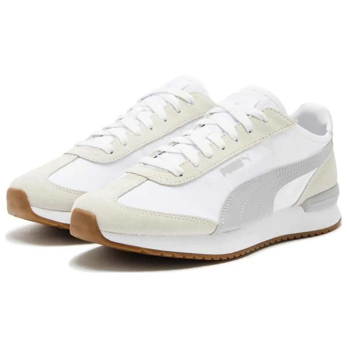 Кроссовки Puma R78 Metallic White/Beige