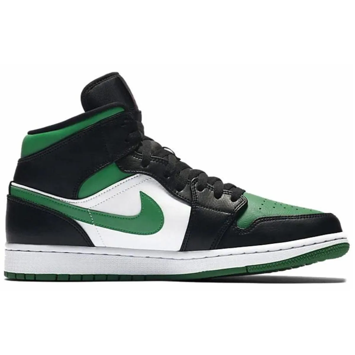 Мужские кроссовки Air Jordan 1 Mid "Green Toe"
