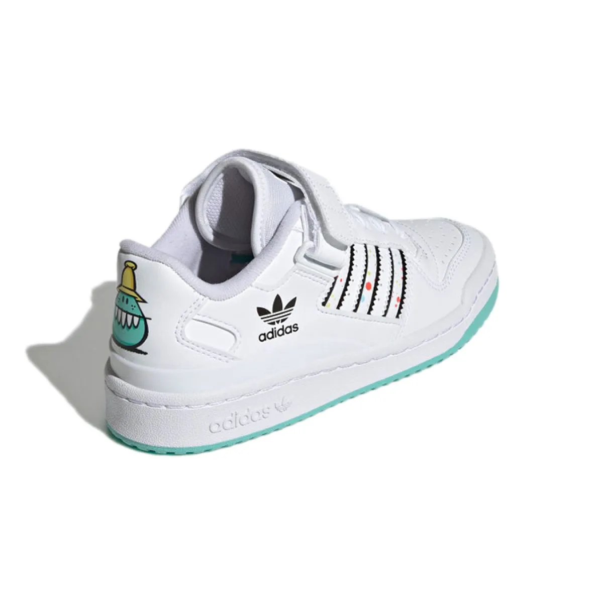 Подростковые кроссовки Adidas originals Forum Low "White" GS