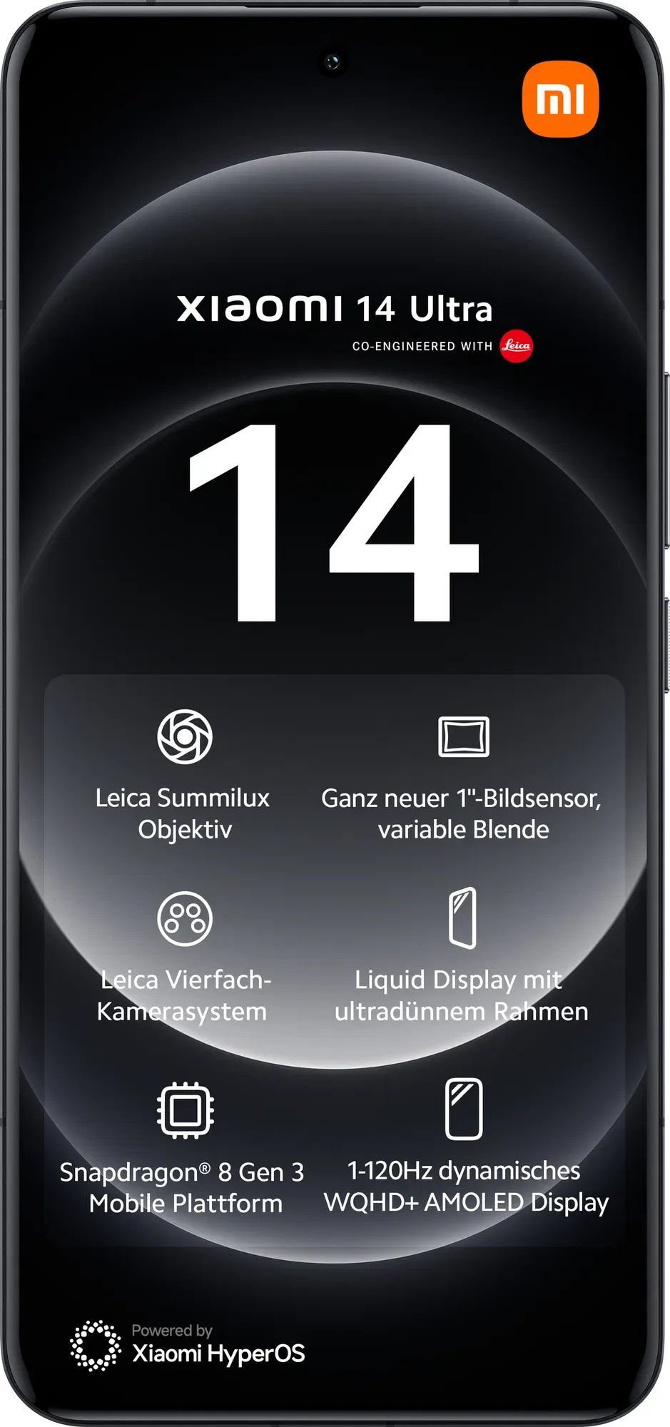 Смартфон Xiaomi 14 Ultra 12/256 GB, Dual nano SIM, Black