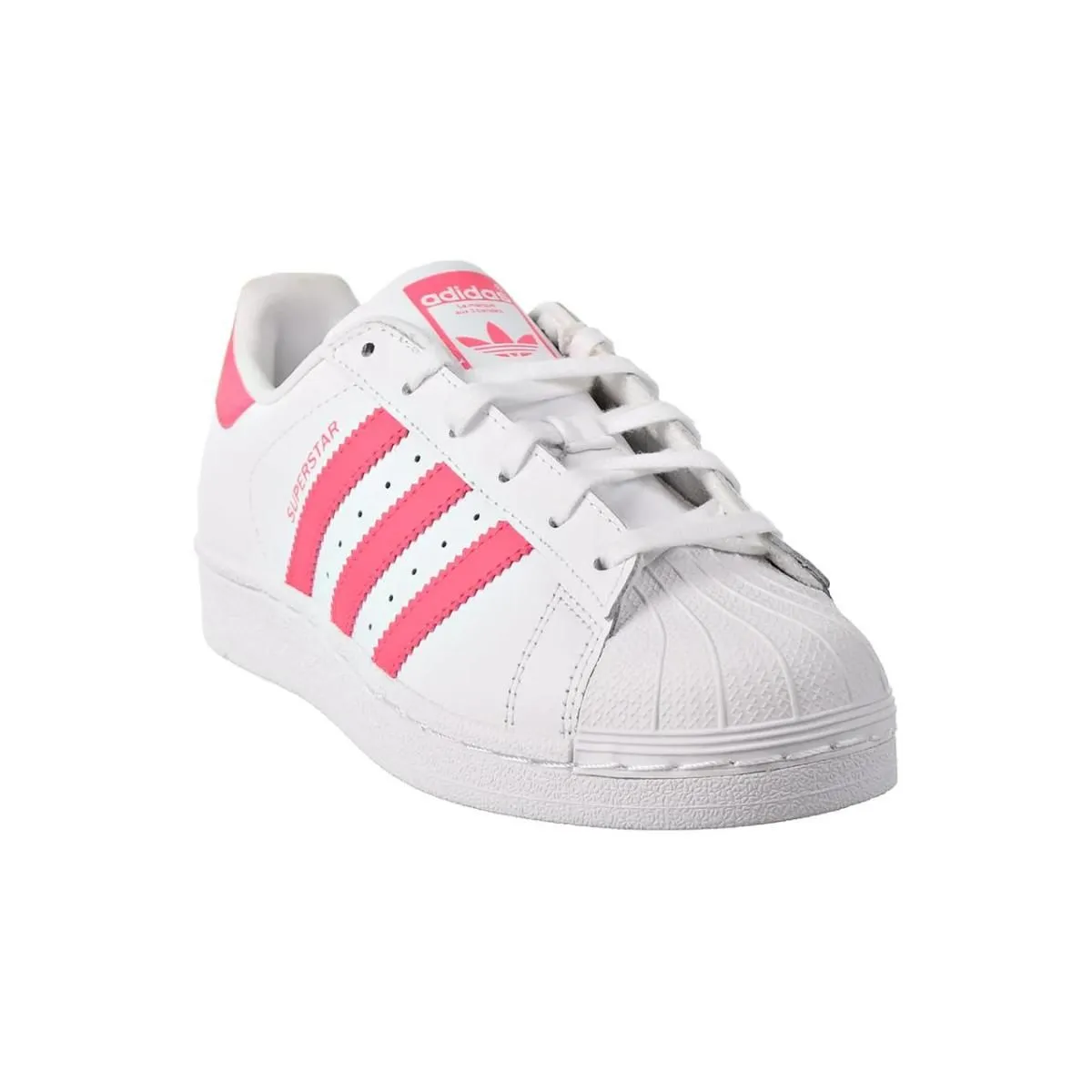 Подростковые кроссовки Adidas Originals Superstar White/Pink