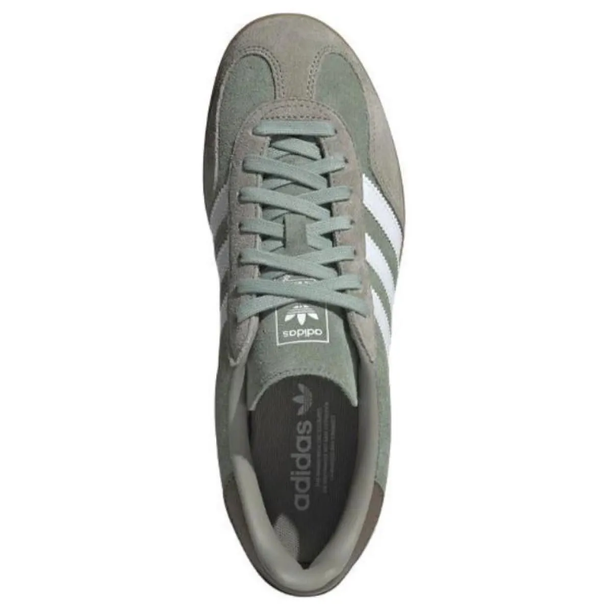 Мужские кроссовки Adidas Originals Gazelle Indoor Green/Grey