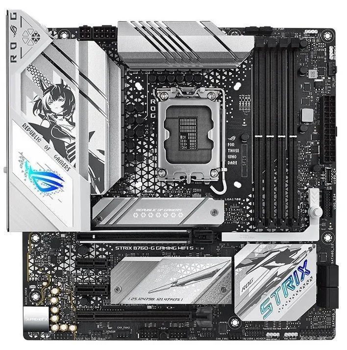 Материнская плата ASUS ROG STRIX B760-G GAMING WIFI, LGA 1700 ,DDR5 ,mATX