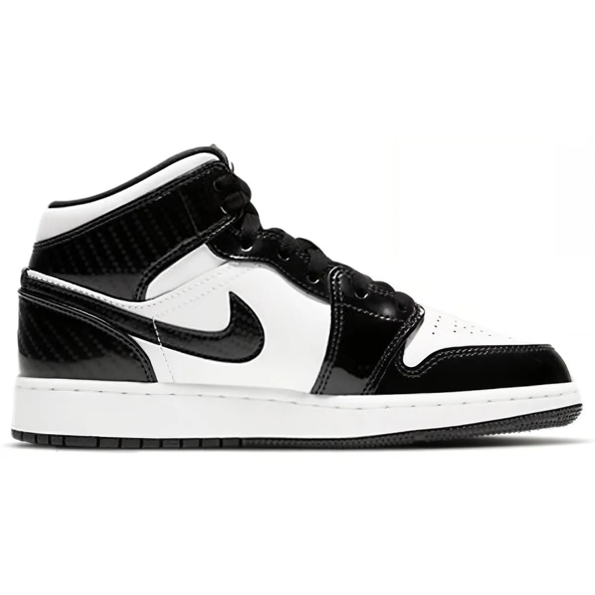 Подростковые кроссовки Air Jordan 1 Mid SE "All-Star Weekend 2021"  Black/White GS