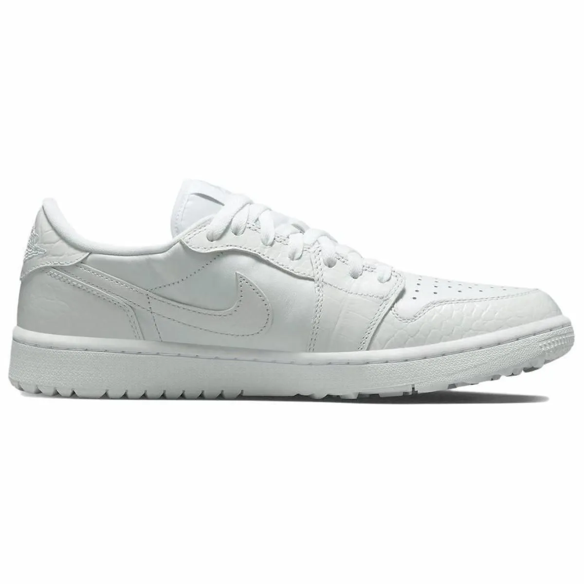 Кеды Air Jordan 1 Retro Low Golf "White Croc"
