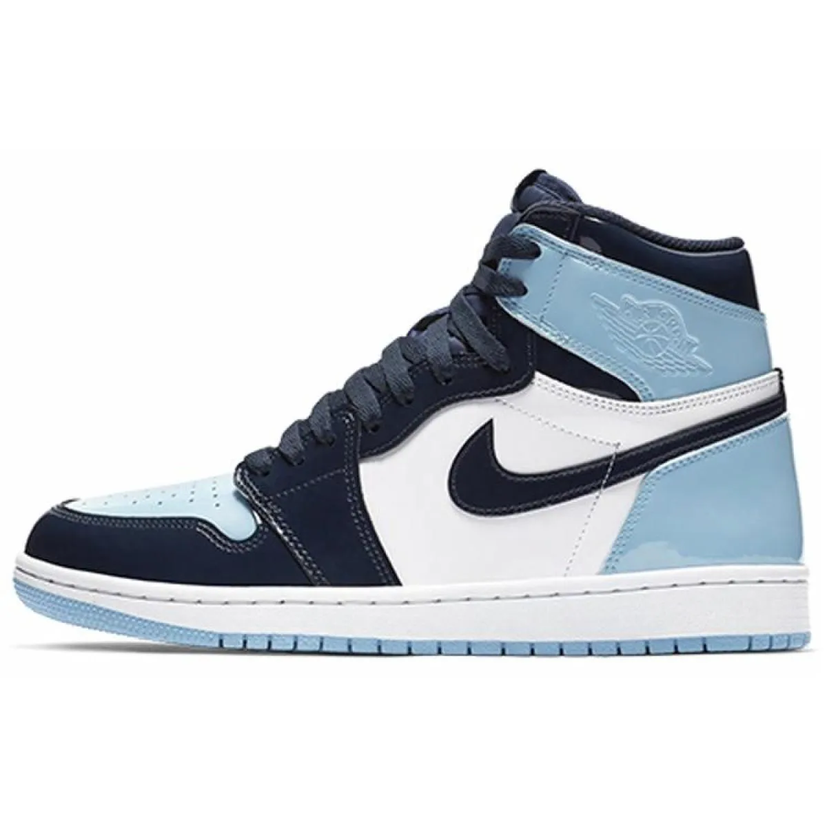 Женские кроссовки Air Jordan 1 Retro High Blue Chill