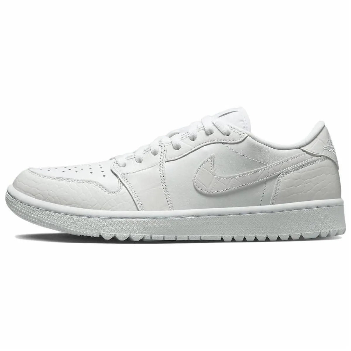 Кеды Air Jordan 1 Retro Low Golf "White Croc"