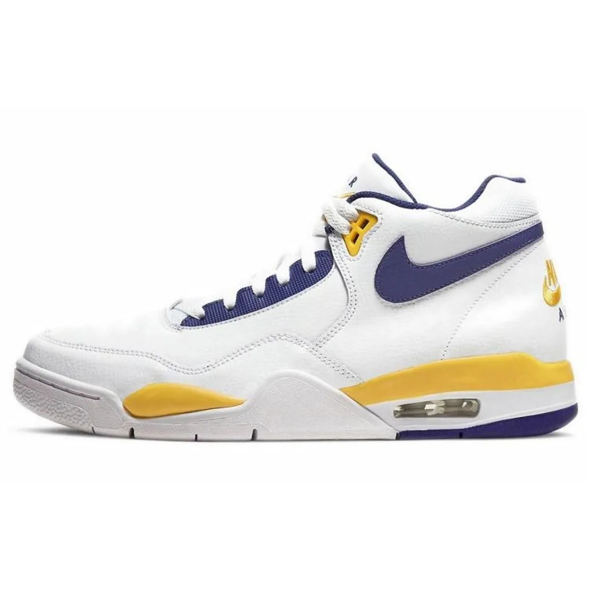 Мужские кроссовки Nike Air Flight Legacy Lakers Home White/Violet/Yellow