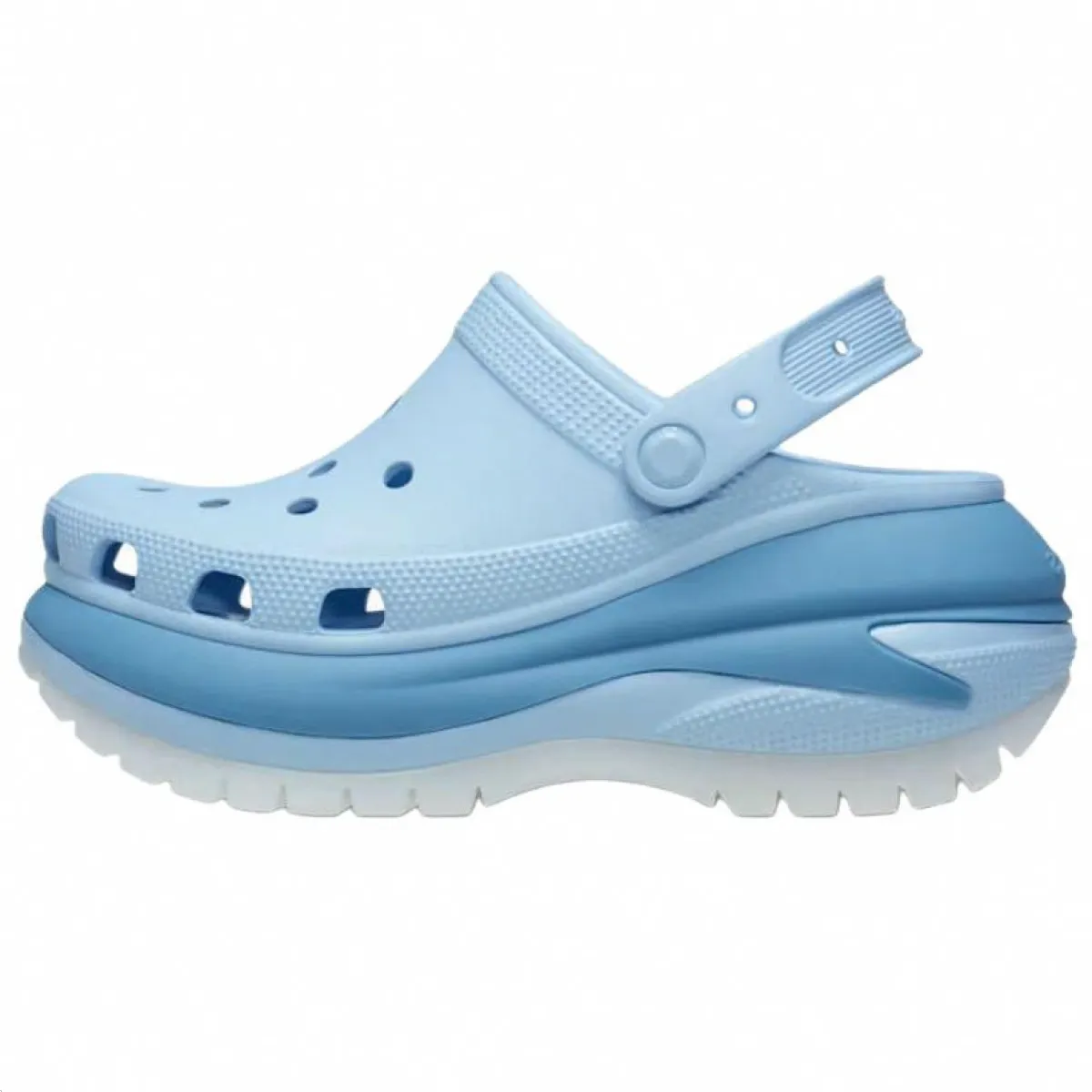 Сабо Crocs Mega Crush Matte Clog 6 cm Blue