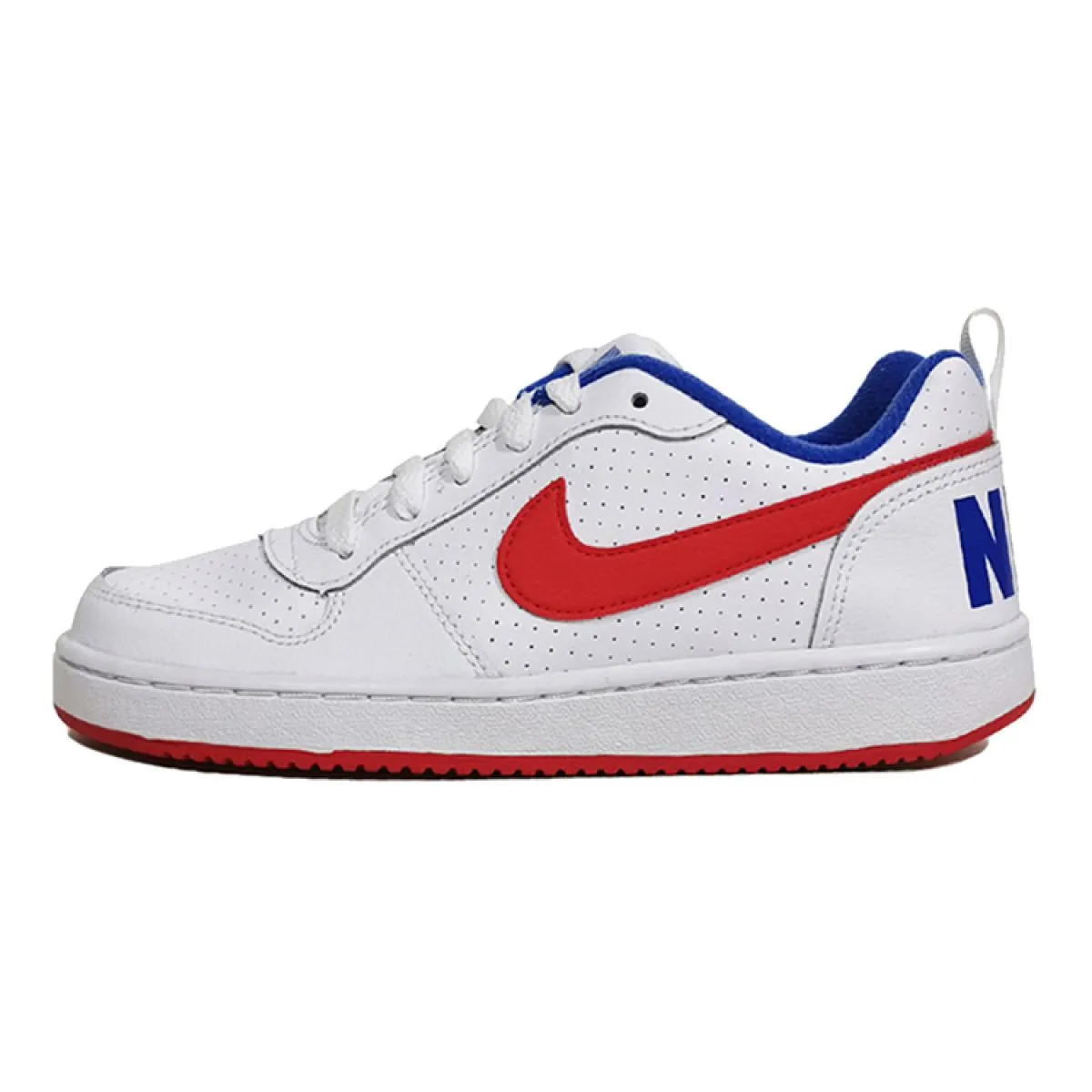 Подростковые кроссовки Nike Court Borough Low White/Blue/Red GS