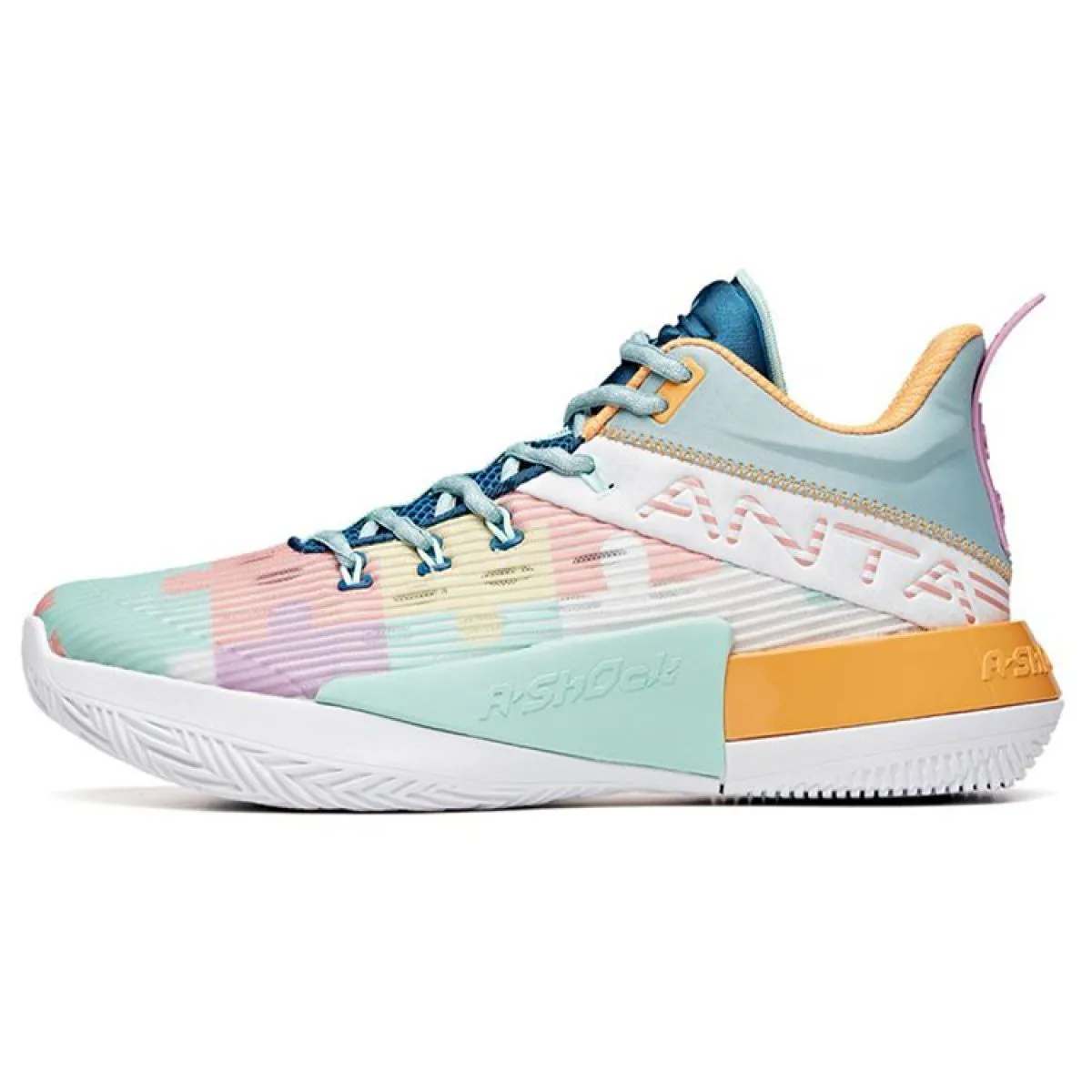 Кроссовки Anta Attack 2 White/Crab Shell Blue/Porcelain Green