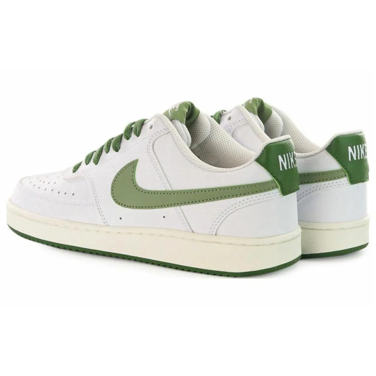 Кроссовки Nike Court Vision Low White/Oil Green