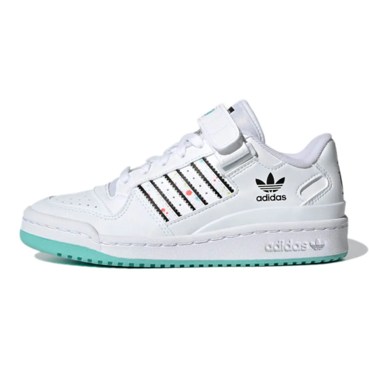 Подростковые кроссовки Adidas originals Forum Low "White" GS