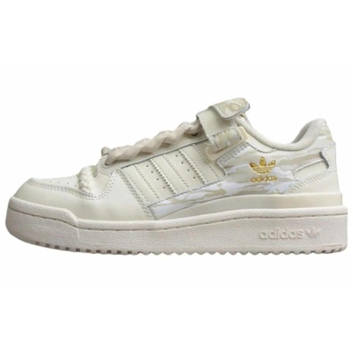 Женские кроссовки Adidas Originals Forum Low Beige Brown