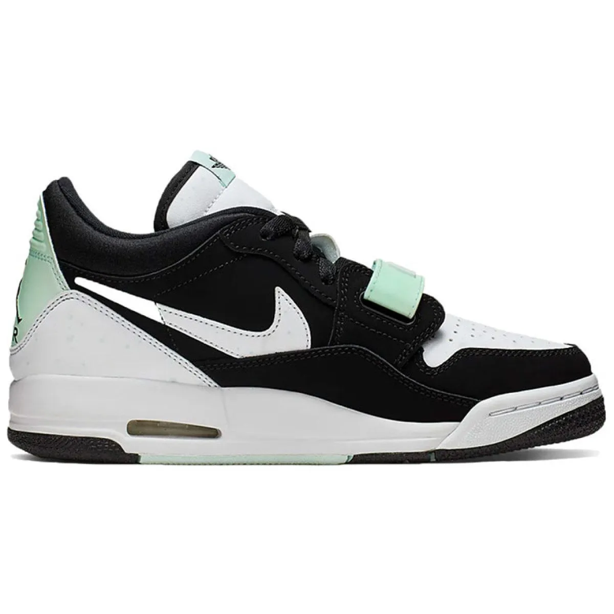 Подростковые кроссовки Air Jordan Legacy 312 Low Black White Teal Tint GS