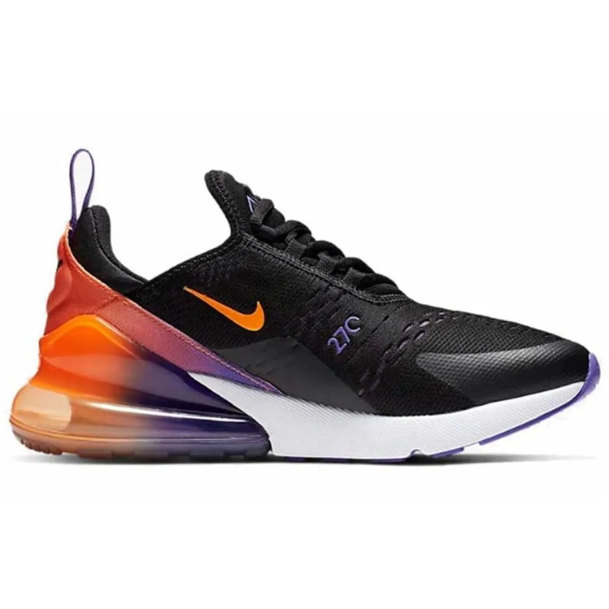 Кроссовки Nike Air Max 270 Black/Purple/Orange