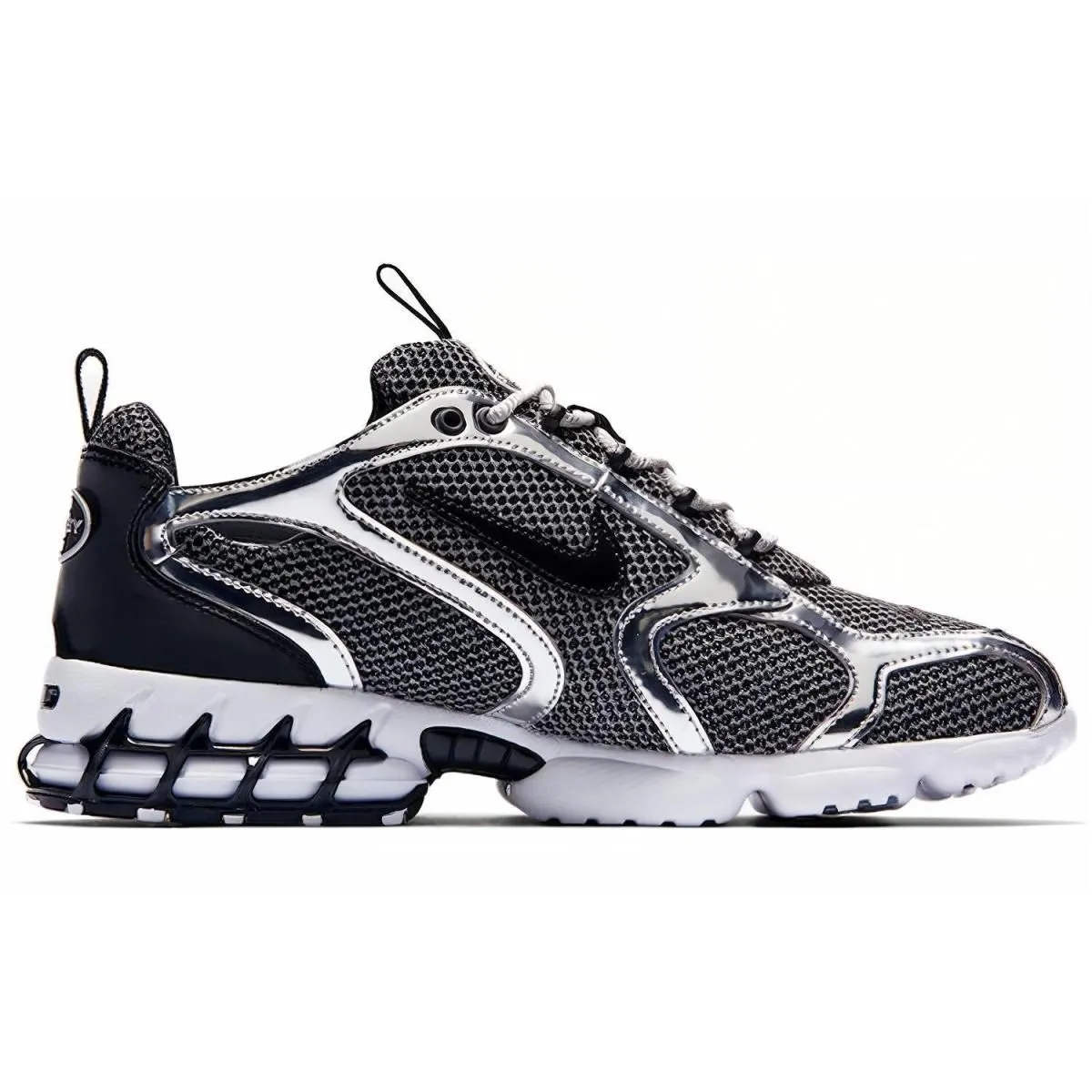 Кроссовки Stussy x Nike Air Zoom Spiridon Cage 2 Black/Silver