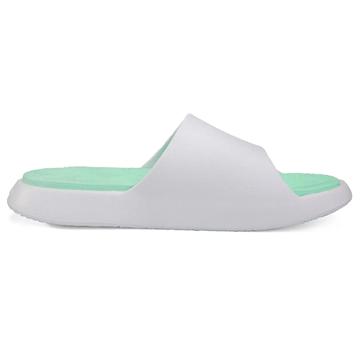 Шлёпанцы унисекс Peak State Pole Classic Drag White/Green