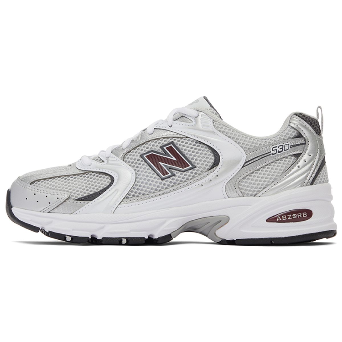 Кроссовки New Balance 530 White/Silver/Burgundy