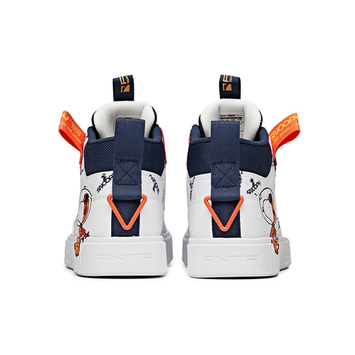 Мужские кроссовки Anta x Snoopy High White/Blue/Orange