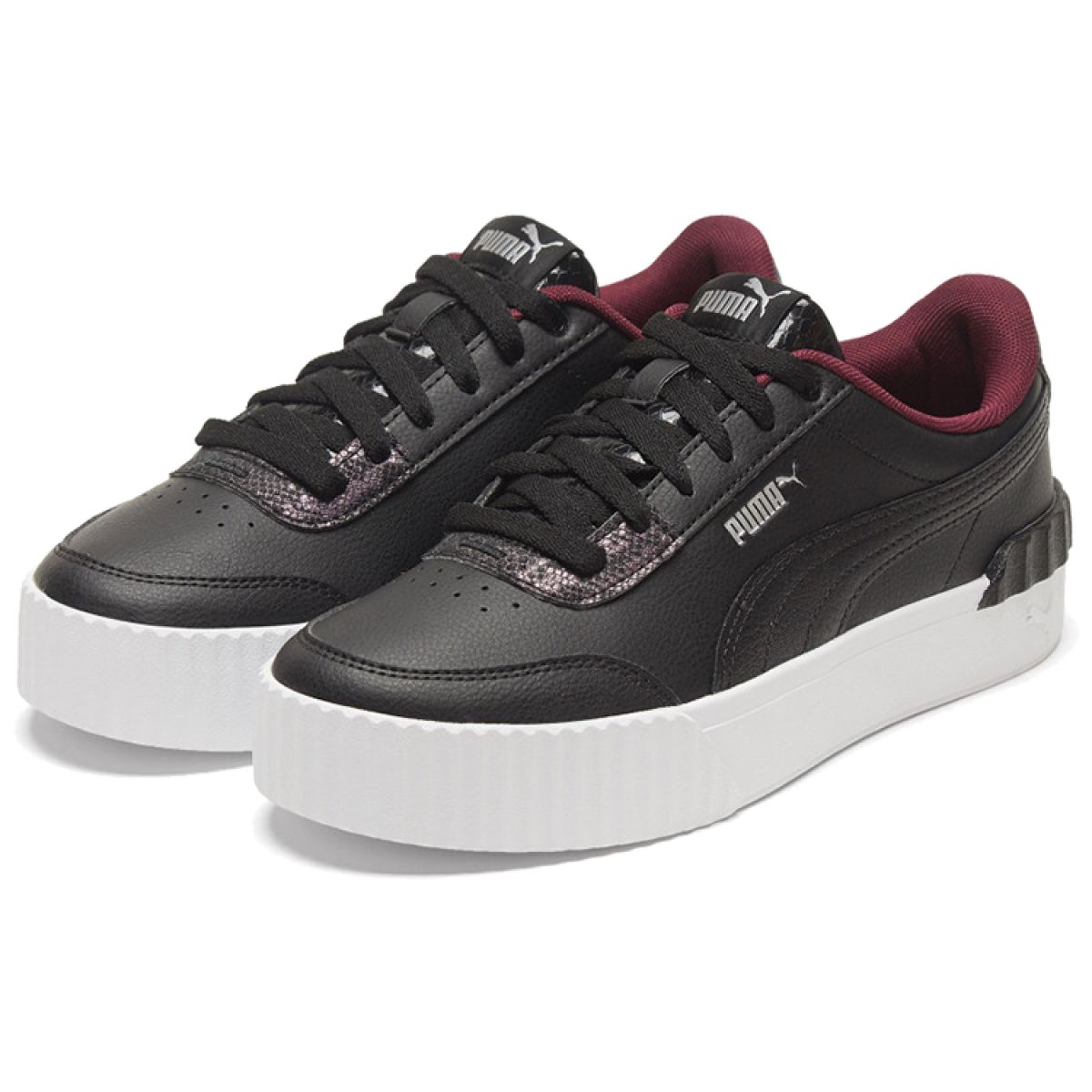 Женские кеды Puma Carina Lift Snake Black