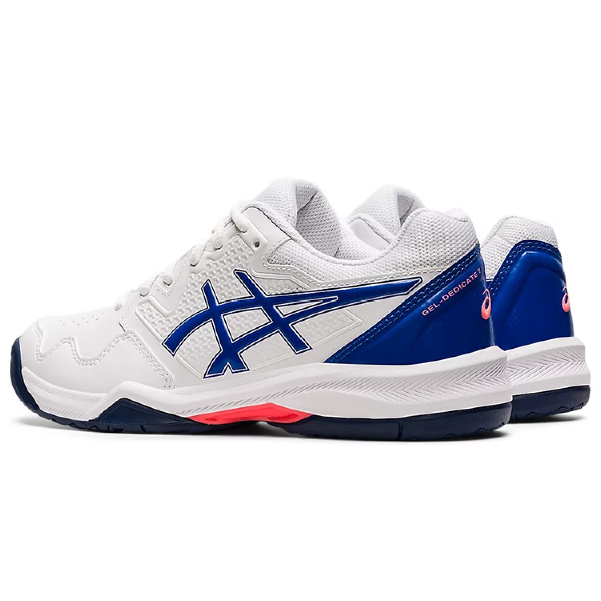 Женские кроссовки Asics Gel-Dedicate 7 White/Blue/Orange
