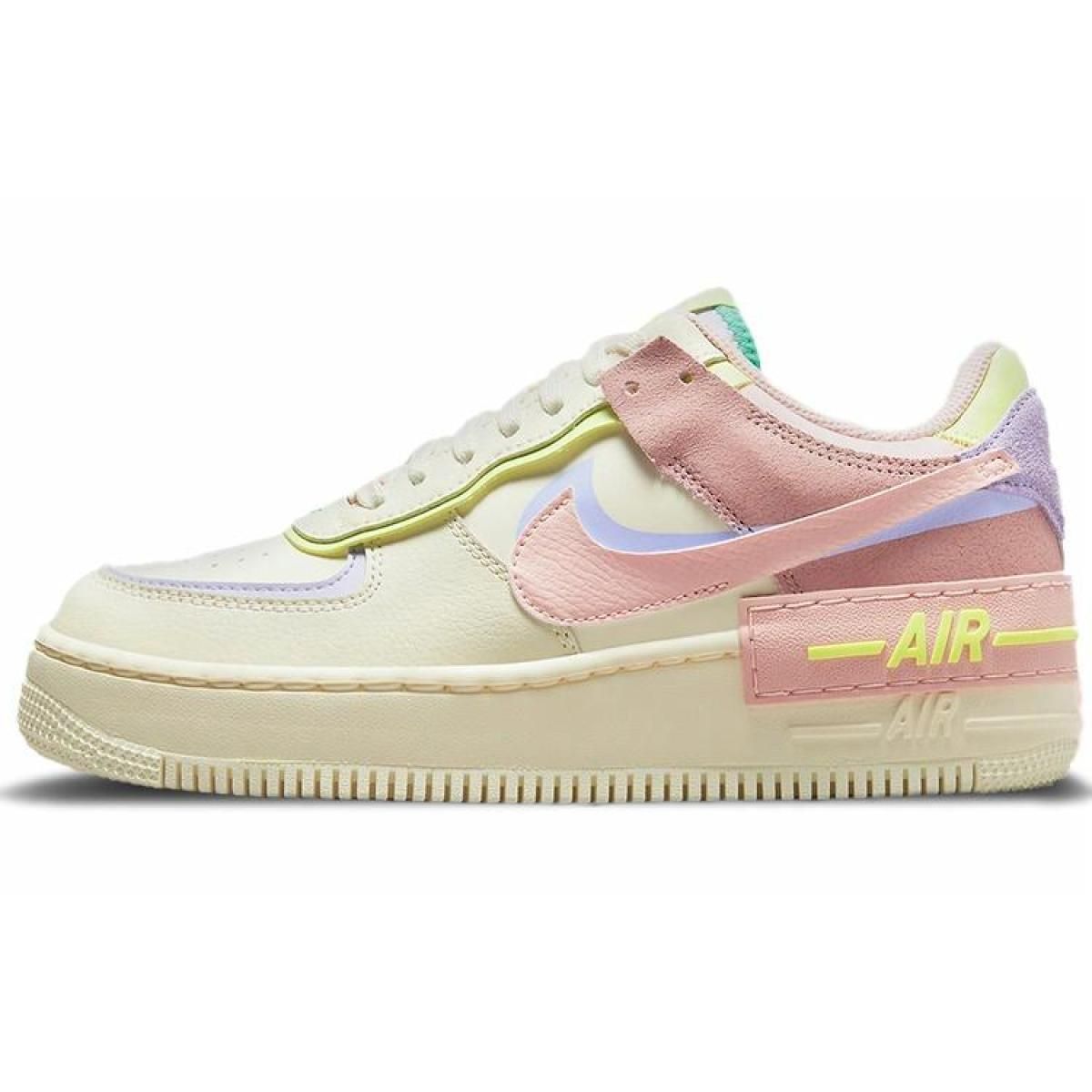 Женские кроссовки Nike Air Force 1 Shadow Cashmere Low Macaron Pink