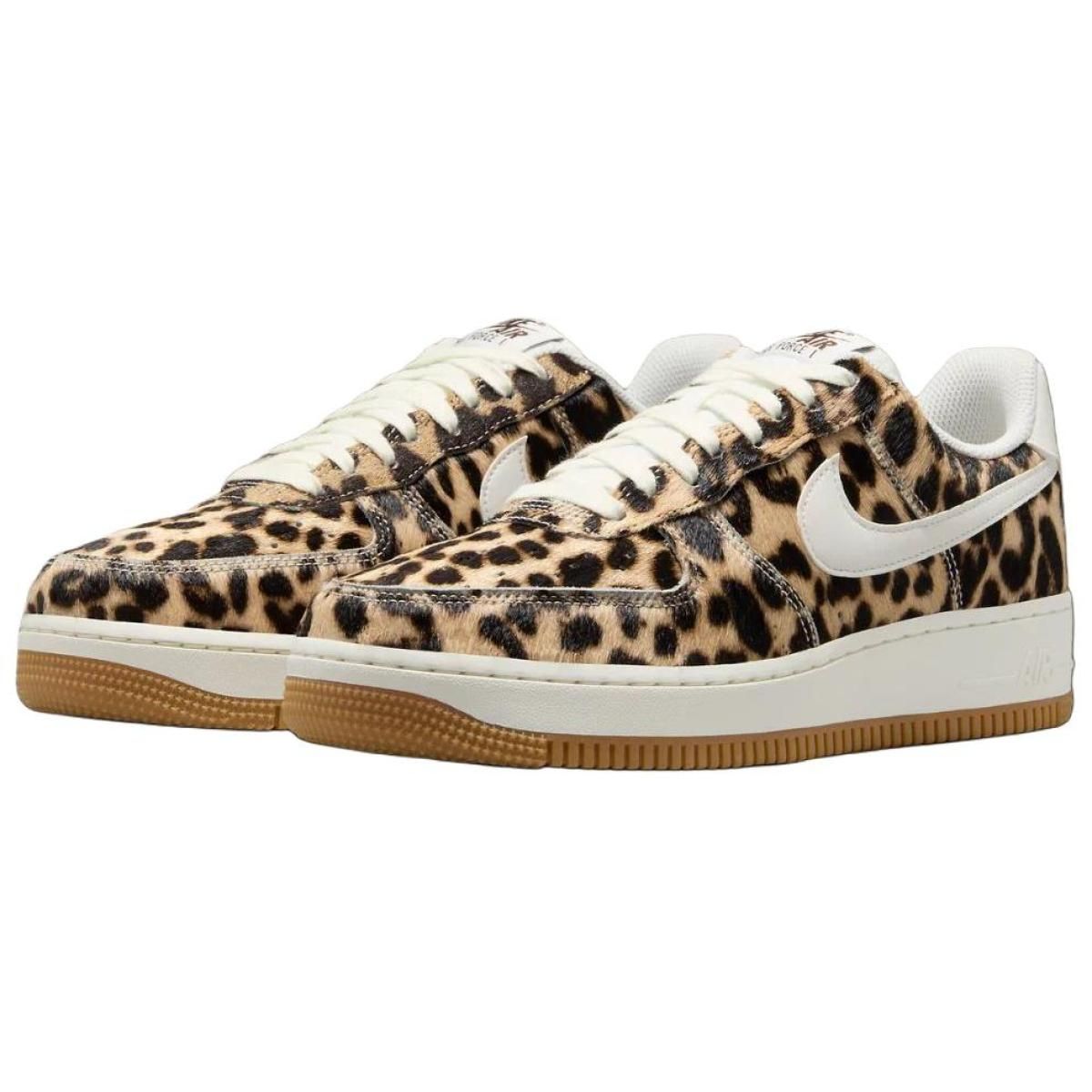 Женские кроссовки Nike Air Force 1 Low Cheetah Print Brown/Black