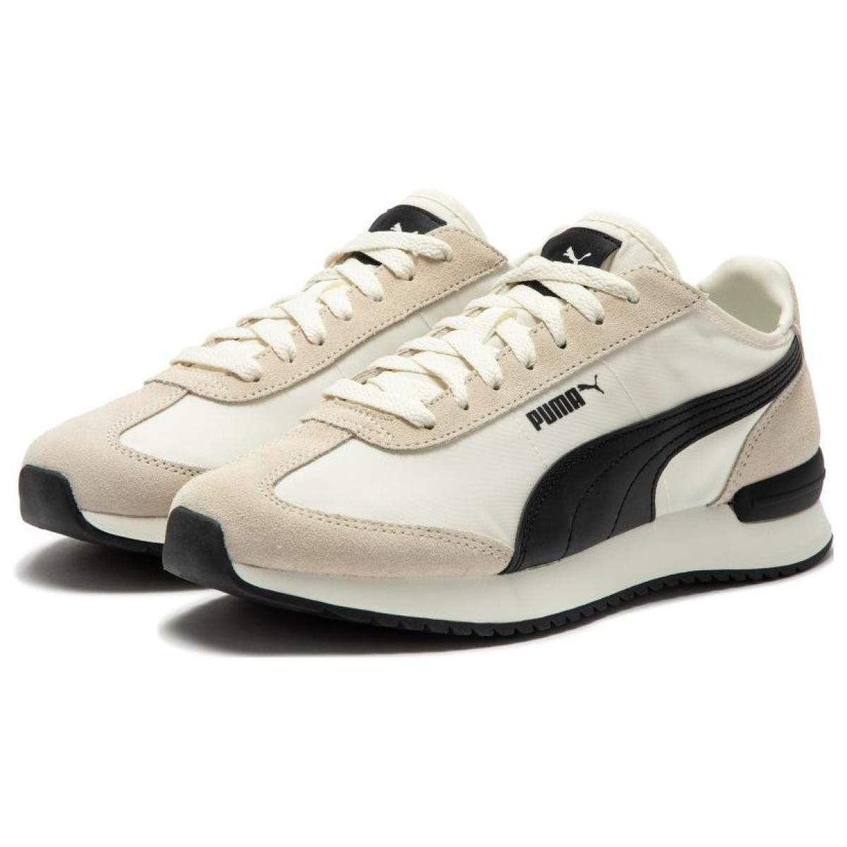 Кроссовки Puma R78 Metallic White/Beige/Black