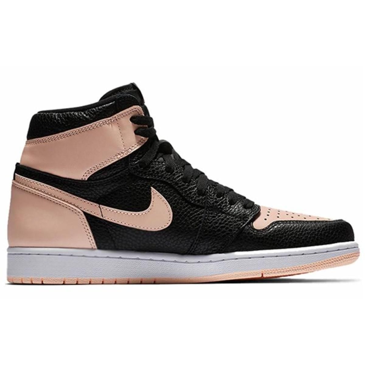 Мужские кроссовки Air Jordan 1 Retro High Black Crimson Tint