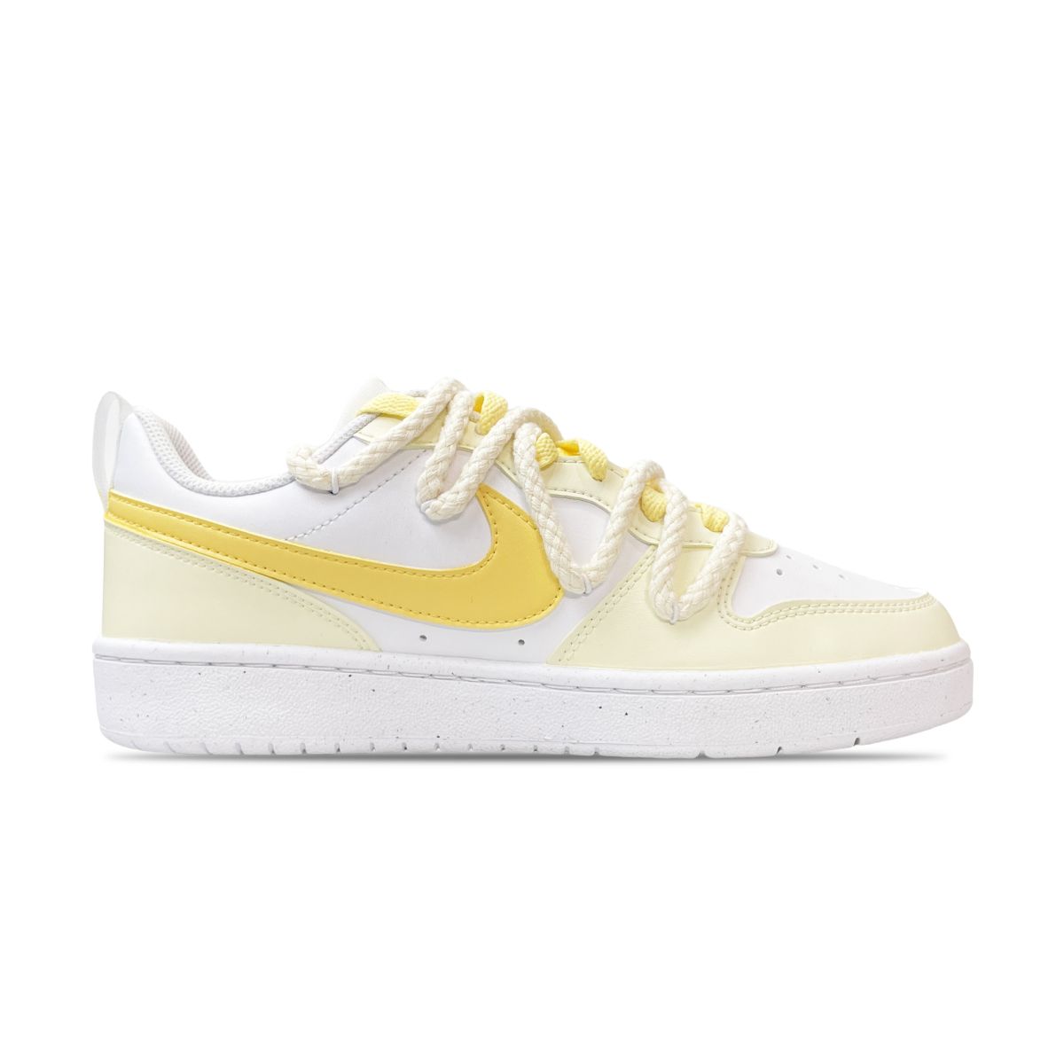 Подростковые кроссовки Nike Court Borough Cream Yellow GS