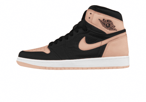 Мужские кроссовки Air Jordan 1 Retro High Black Crimson Tint