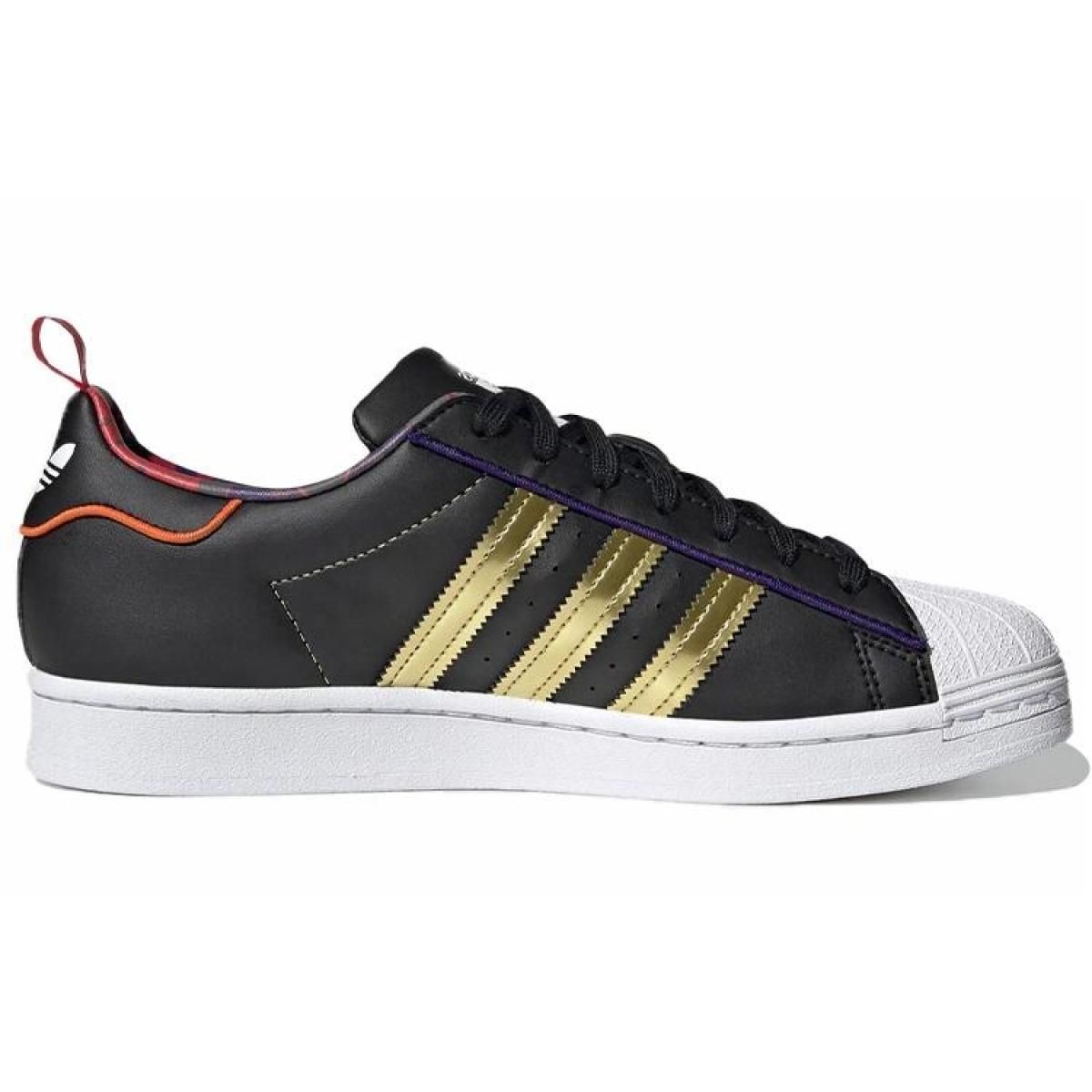 Кроссовки Adidas Originals Superstar CNY Low Black/Gold/Red