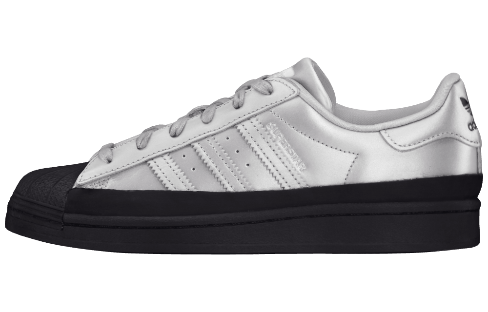 Женские кроссовки Adidas Originals Superstar Silver/Black