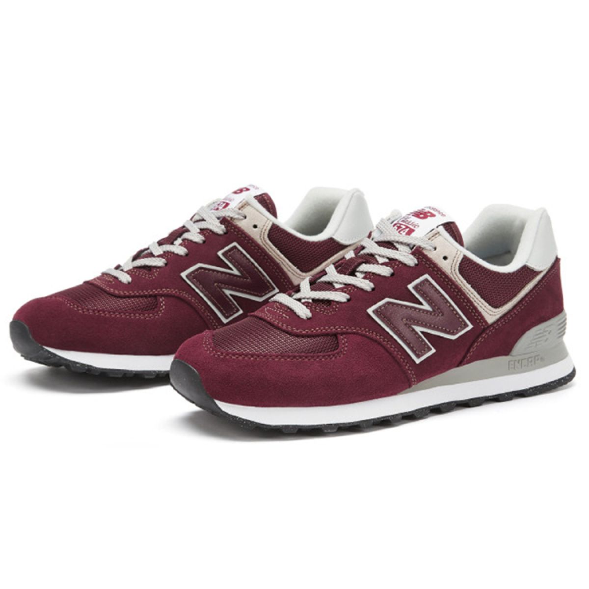 Кроссовки New Balance 574 Burgundy White