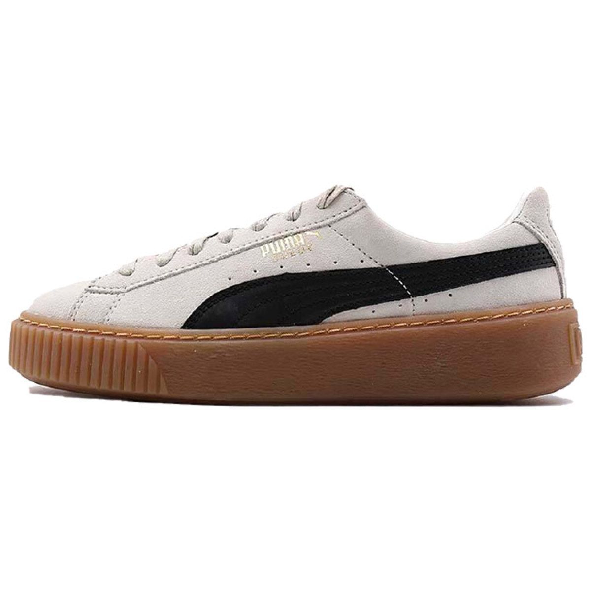 Женские кроссовки Puma Suede White/Black