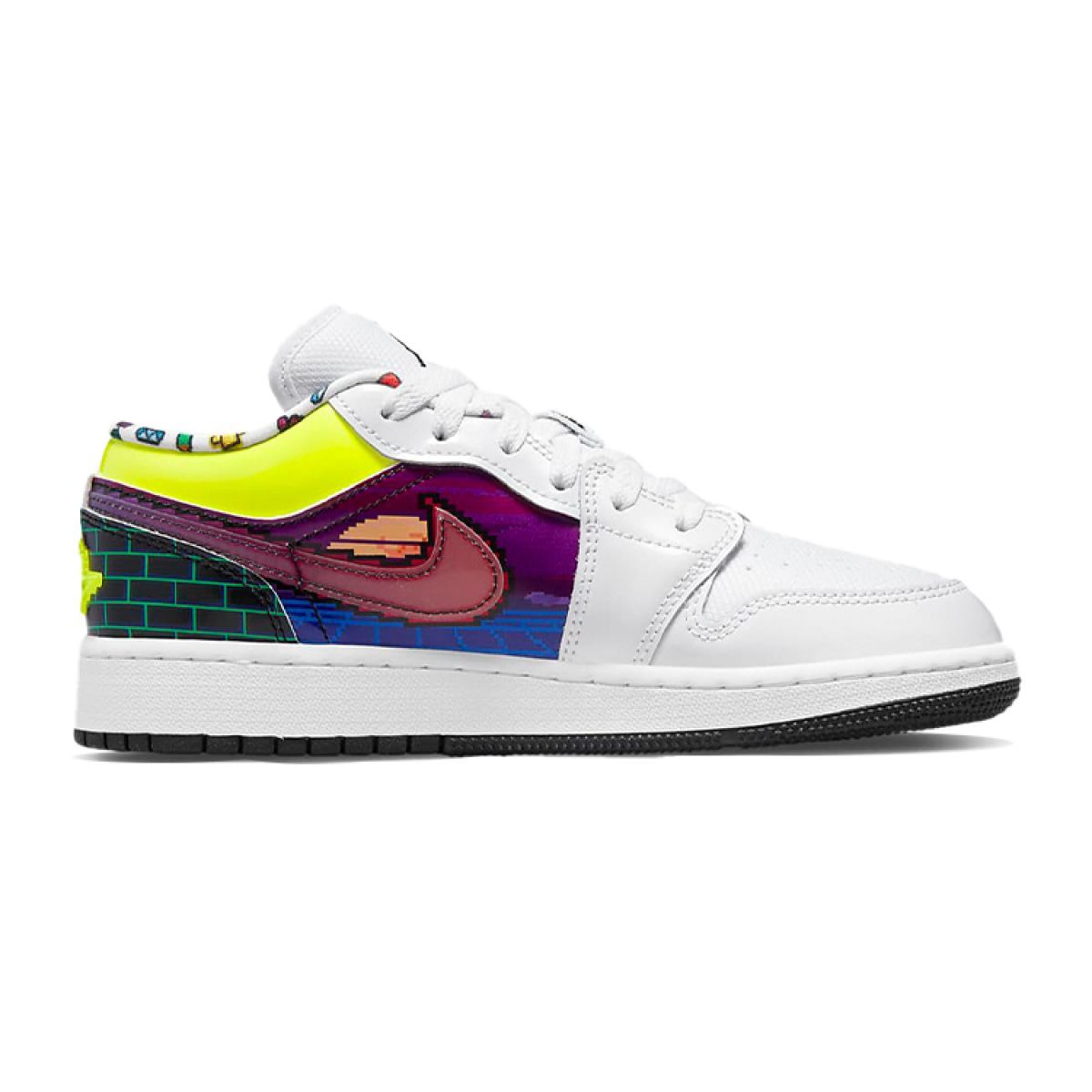 Подростковые кроссовки Air Jordan 1 Low Old School Gaming GS