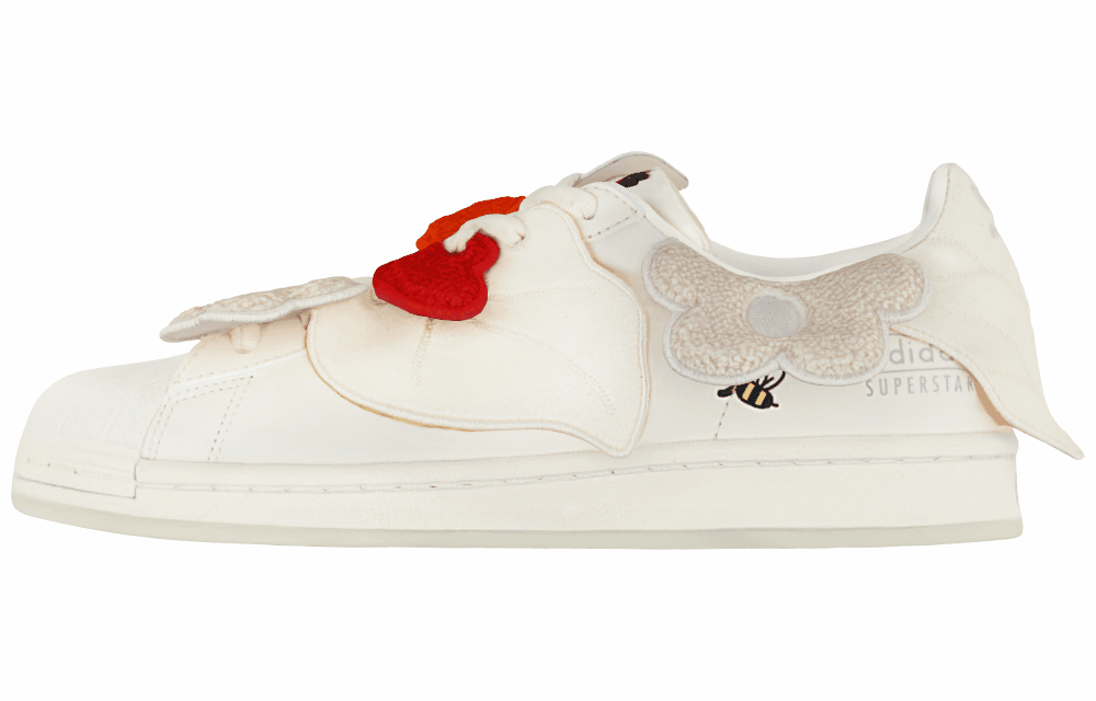 Кроссовки Adidas Originals Superstar Bee With You Off-White/Red