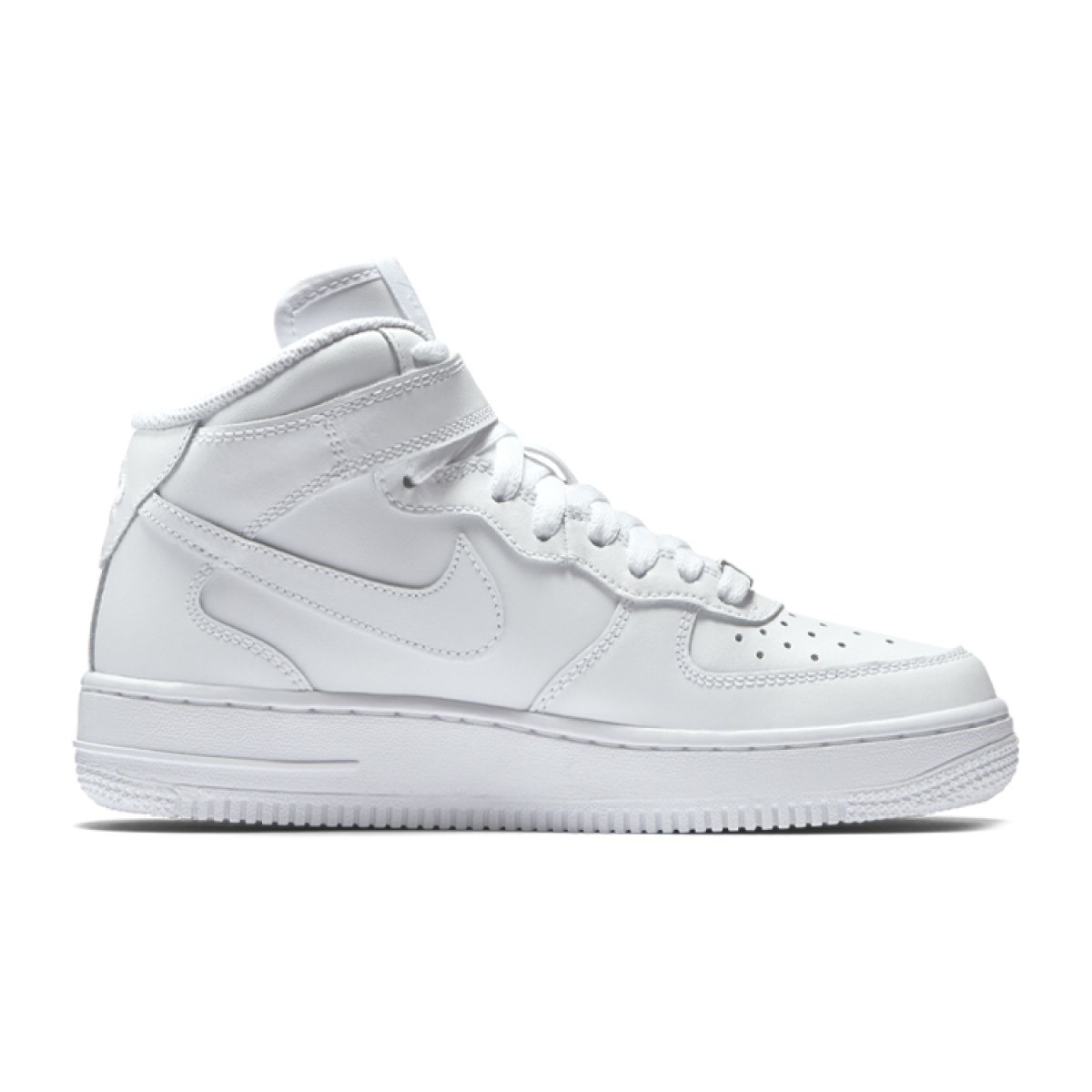 Подростковые кроссовки Nike Air Force 1 Mid White GS