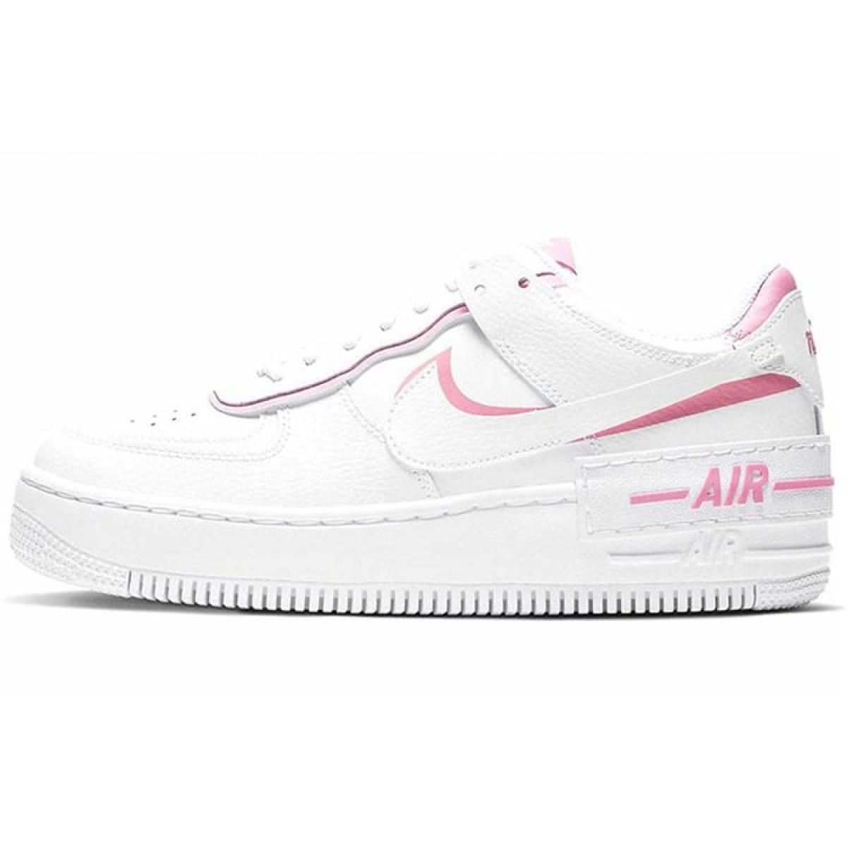 Женские кроссовки Nike Air Force 1 Low Shadow White/Pink
