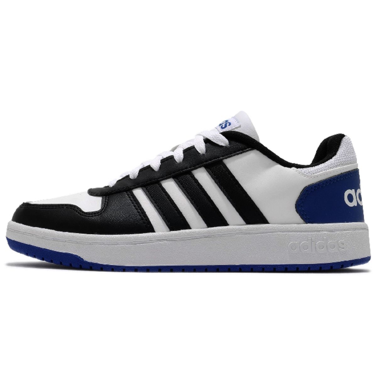 Кроссовки Adidas neo Hoops 2.0 Black/White/Royal Blue