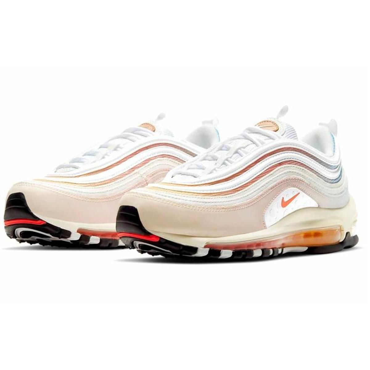 Женские кроссовки Nike Air Max 97 Cream White/Rainbow Gradient