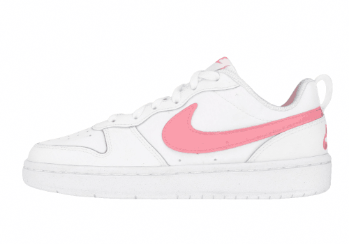 Подростковые кроссовки Nike Court Borough 2 Low White/Pink GS