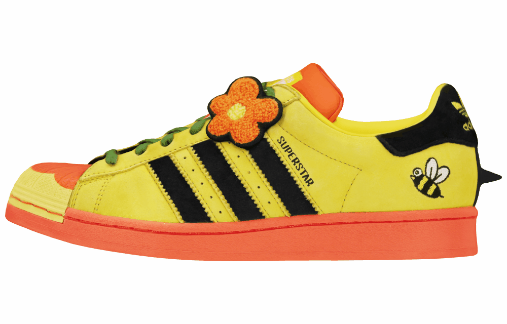 Кроссовки Adidas Originals Superstar Babo Black/Yellow/Orange