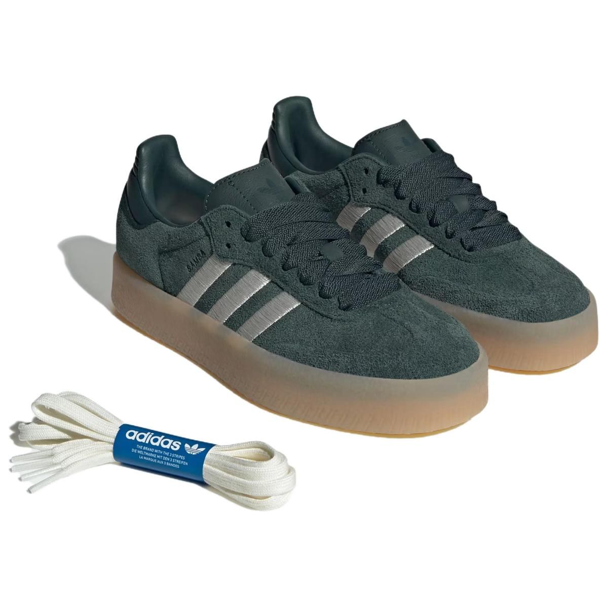Женские кроссовки Adidas Originals SAMBAE Green/White