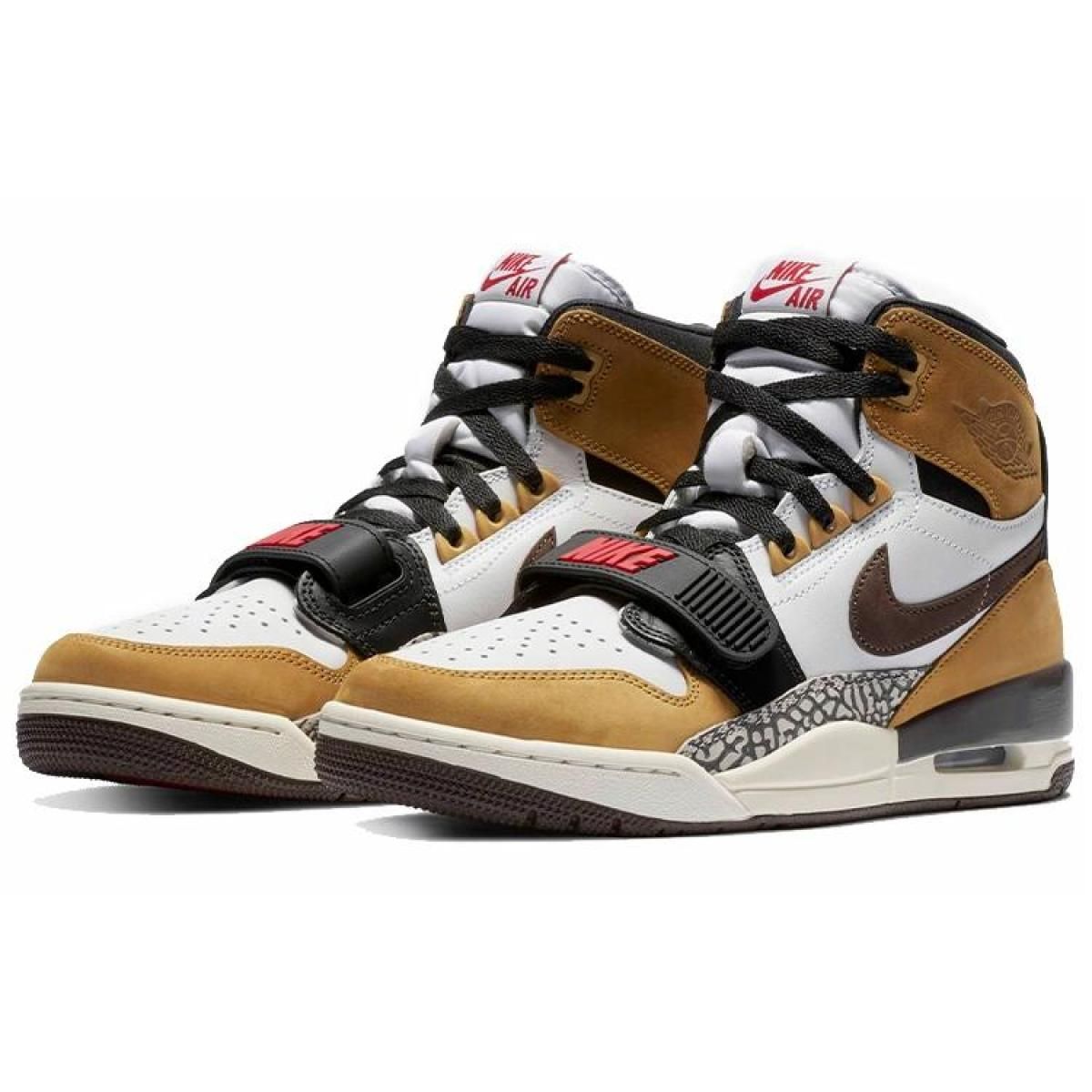Мужские кроссовки Jordan Legacy 312 High Rookie Of The Year White/Brown